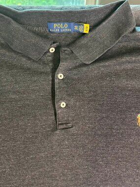 Polo Ralph Lauren Classic Fit Polo Shirt Men’s 4Xlt Dark Charcoal